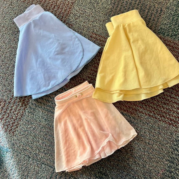 Motionwear Other - Little girls set of 3 ballet skirts, size 4-6